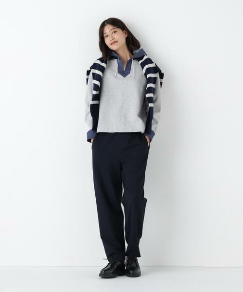 human woman / ヒューマンウーマン パンツ | ◆2wayストレッチテーパードパンツ | 詳細4