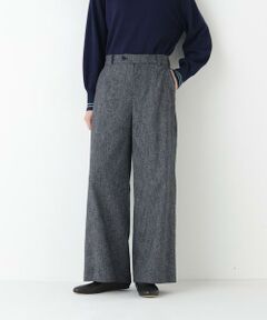 human woman / ヒューマンウーマン パンツ | ◆ツィードフラップセミワイド