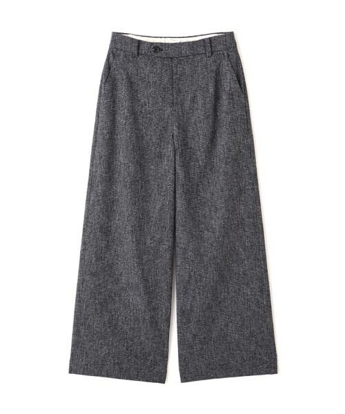 human woman / ヒューマンウーマン パンツ | ◆ツィードフラップセミワイド | 詳細1