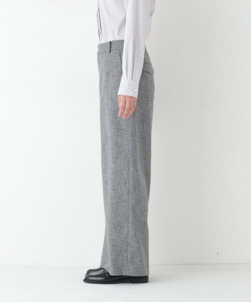 human woman / ヒューマンウーマン パンツ | ◆ツィードフラップセミワイド | 詳細13
