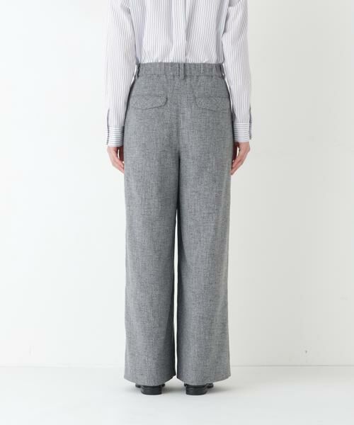 human woman / ヒューマンウーマン パンツ | ◆ツィードフラップセミワイド | 詳細14