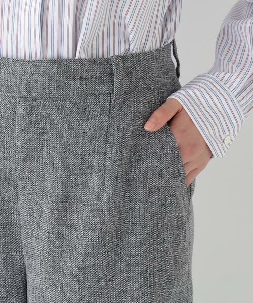 human woman / ヒューマンウーマン パンツ | ◆ツィードフラップセミワイド | 詳細16