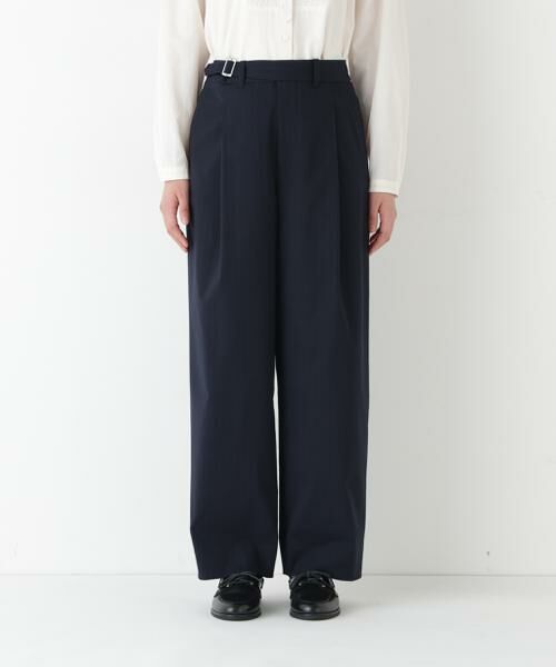 human woman / ヒューマンウーマン パンツ | ◆ＴＲチェックタックワイドテーパードパンツ | 詳細5