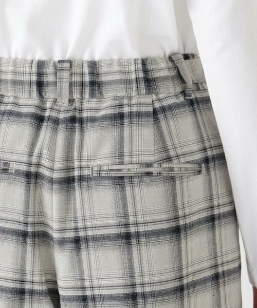 human woman / ヒューマンウーマン パンツ | ◆ＴＲチェックタックワイドテーパードパンツ | 詳細19