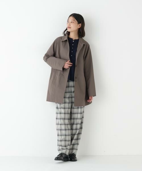 human woman / ヒューマンウーマン パンツ | ◆ＴＲチェックタックワイドテーパードパンツ | 詳細12