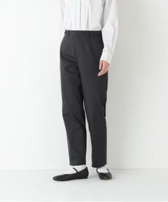 human woman / ヒューマンウーマン パンツ | ◆サテンストレッチ細身ストレートパンツ