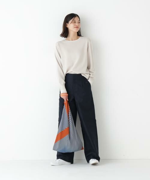 human woman / ヒューマンウーマン パンツ | ◆ライトモールスキンセミワイドパンツ | 詳細3