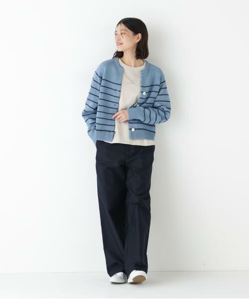 human woman / ヒューマンウーマン パンツ | ◆ライトモールスキンセミワイドパンツ | 詳細4