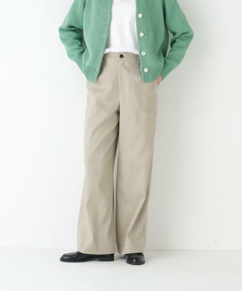human woman / ヒューマンウーマン パンツ | ◆ユーティリティベイカーパンツ（ベージュ）