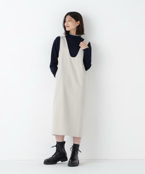 human woman / ヒューマンウーマン ワンピース | ◆ダブルクロスジャンスカ | 詳細4