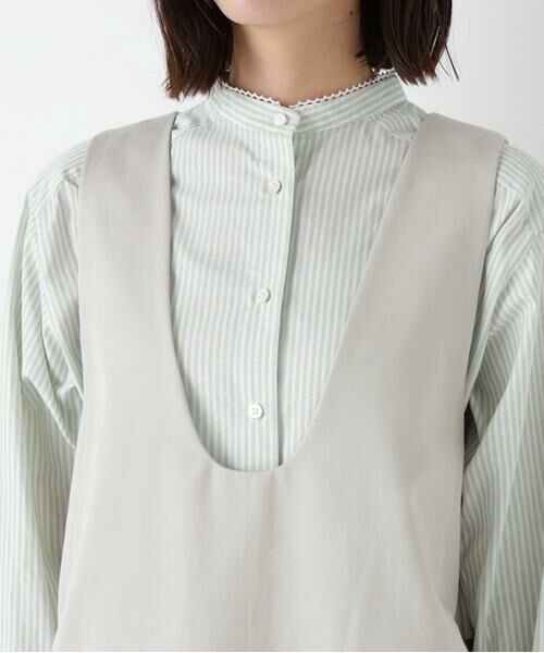 human woman / ヒューマンウーマン ワンピース | ◆ダブルクロスジャンスカ | 詳細8