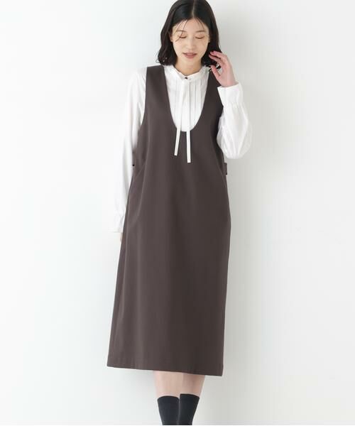 human woman / ヒューマンウーマン ワンピース | ◆ダブルクロスジャンスカ | 詳細17