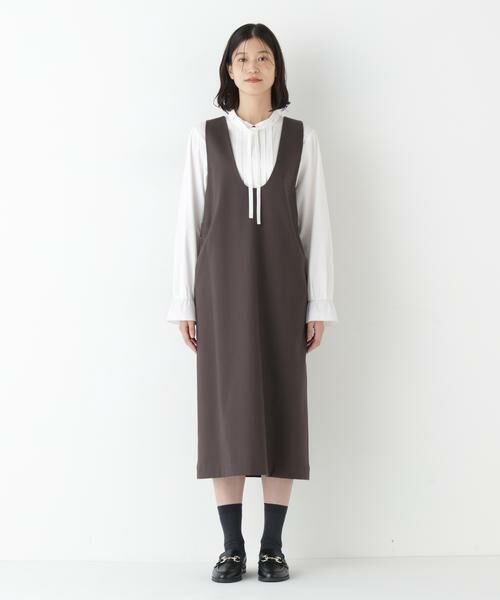 human woman / ヒューマンウーマン ワンピース | ◆ダブルクロスジャンスカ | 詳細20