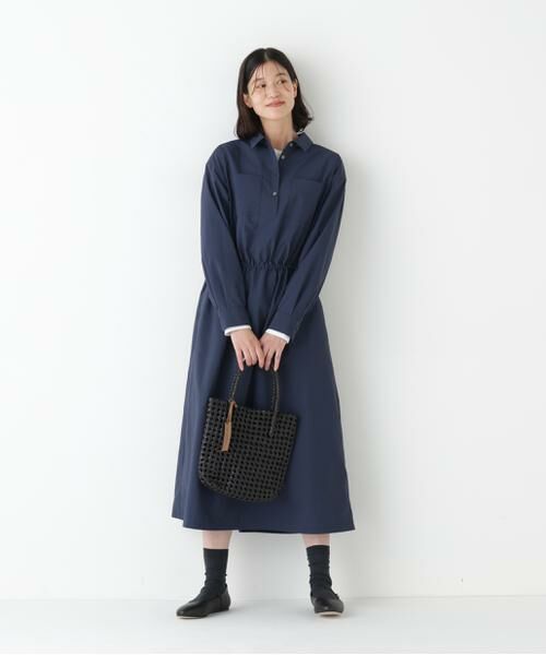 human woman / ヒューマンウーマン ワンピース | ◆ドロストシャツＯＰ | 詳細3