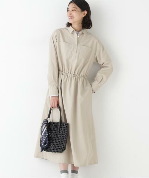 human woman / ヒューマンウーマン ワンピース | ◆ドロストシャツＯＰ | 詳細9