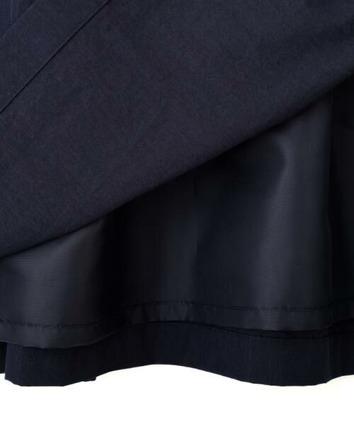 human woman / ヒューマンウーマン ワンピース | ◆ドッキングモックネックプルオーバーワンピース | 詳細7