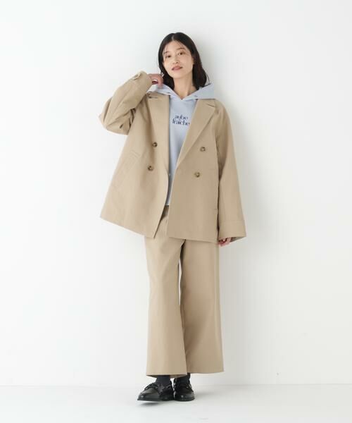 human woman / ヒューマンウーマン テーラードジャケット | ◆チノミディトレンチ | 詳細9