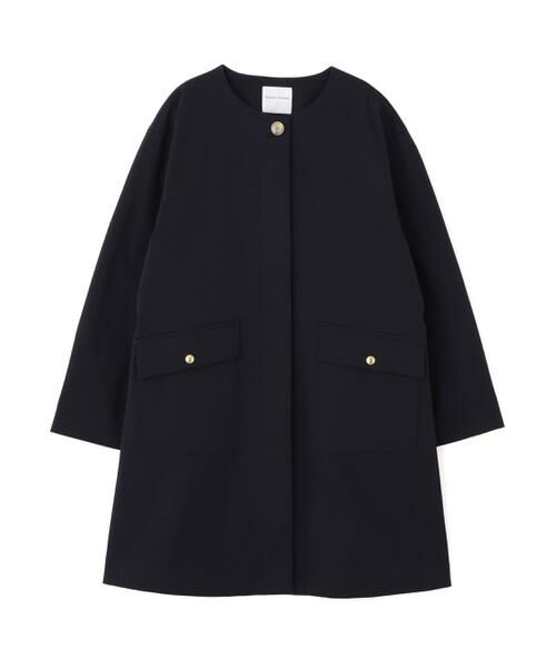 human woman / ヒューマンウーマン アウター | ◆ライナー付きフラップノーカラーコート | 詳細1