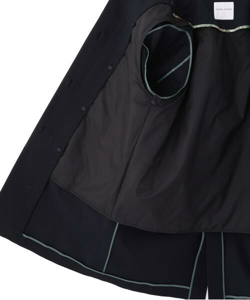 human woman / ヒューマンウーマン アウター | ◆ライナー付きフラップノーカラーコート | 詳細12