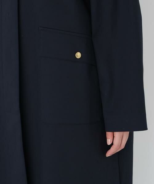 human woman / ヒューマンウーマン アウター | ◆ライナー付きフラップノーカラーコート | 詳細8