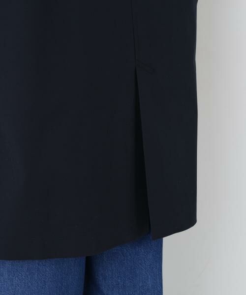 human woman / ヒューマンウーマン アウター | ◆ライナー付きフラップノーカラーコート | 詳細9