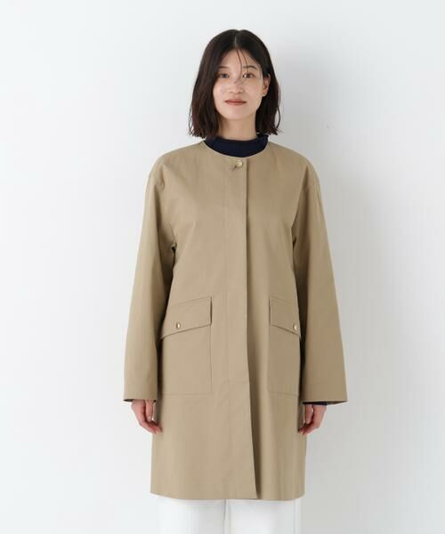 human woman / ヒューマンウーマン アウター | ◆ライナー付きフラップノーカラーコート | 詳細17