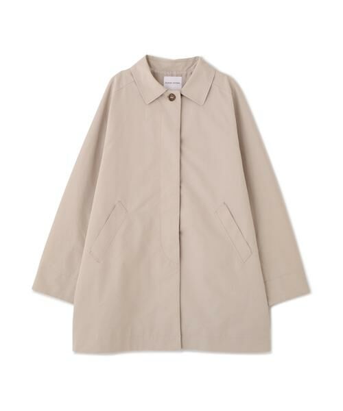 human woman / ヒューマンウーマン アウター | ◆弱撥水タフタステンカラーコート | 詳細1