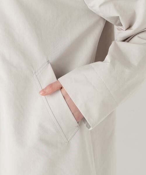 human woman / ヒューマンウーマン アウター | ◆弱撥水タフタステンカラーコート | 詳細10