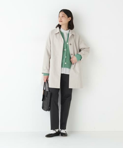 human woman / ヒューマンウーマン アウター | ◆弱撥水タフタステンカラーコート | 詳細4