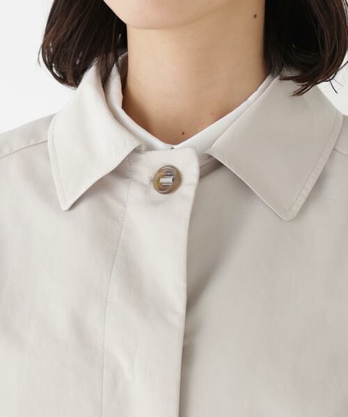 human woman / ヒューマンウーマン アウター | ◆弱撥水タフタステンカラーコート | 詳細8