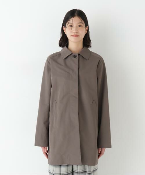 human woman / ヒューマンウーマン アウター | ◆弱撥水タフタステンカラーコート | 詳細16
