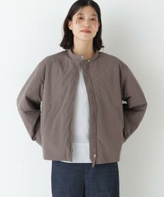 human woman / ヒューマンウーマン アウター | ◆弱撥水タフタ中綿入りブルゾン