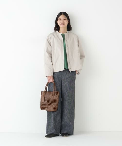 human woman / ヒューマンウーマン アウター | ◆弱撥水タフタ中綿入りブルゾン | 詳細3