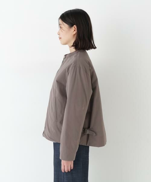 human woman / ヒューマンウーマン アウター | ◆弱撥水タフタ中綿入りブルゾン | 詳細11