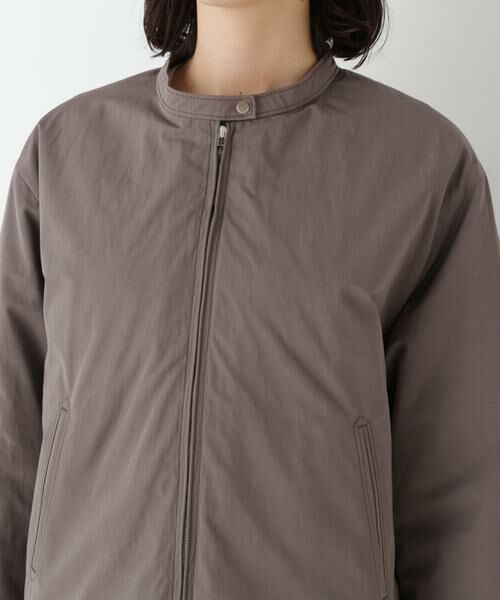 human woman / ヒューマンウーマン アウター | ◆弱撥水タフタ中綿入りブルゾン | 詳細13