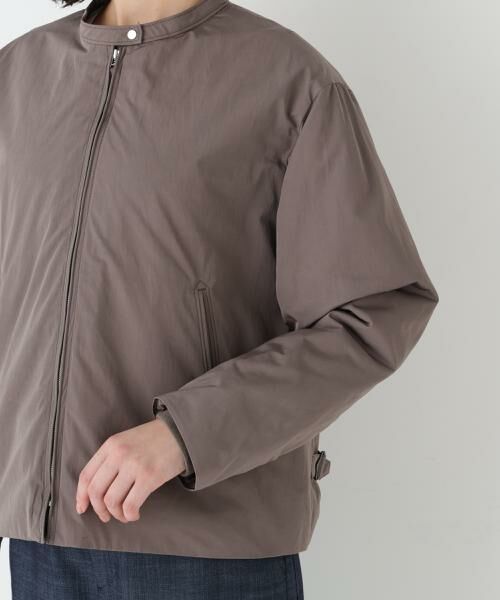 human woman / ヒューマンウーマン アウター | ◆弱撥水タフタ中綿入りブルゾン | 詳細14