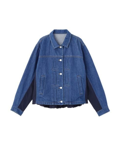 human woman / ヒューマンウーマン ブルゾン | ◆ソフトデニムドッキングブルゾン | 詳細1
