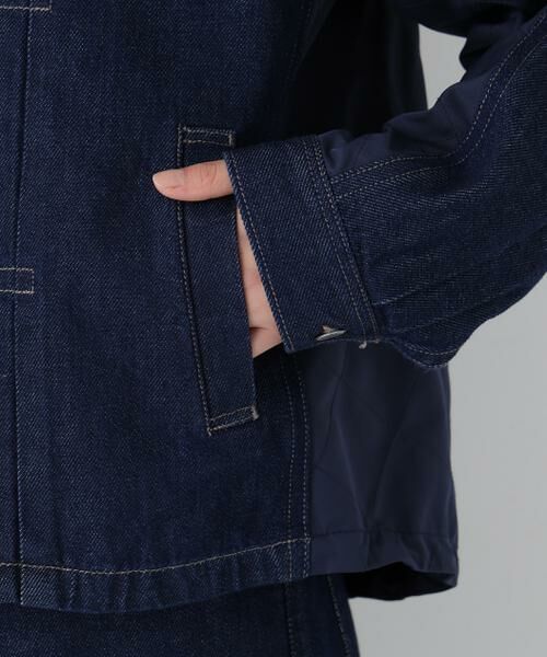 human woman / ヒューマンウーマン ブルゾン | ◆ソフトデニムドッキングブルゾン | 詳細19