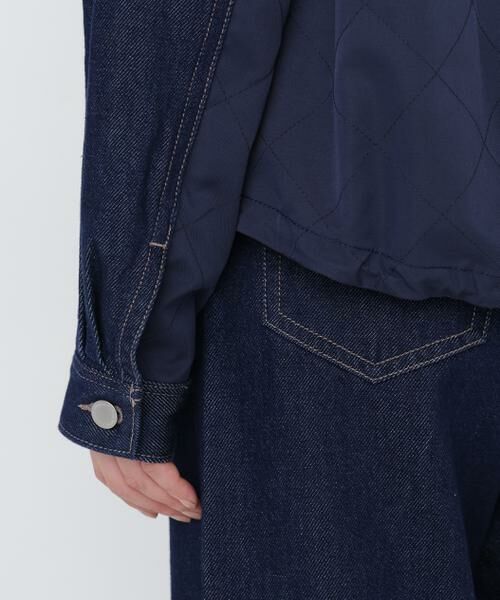human woman / ヒューマンウーマン ブルゾン | ◆ソフトデニムドッキングブルゾン | 詳細21