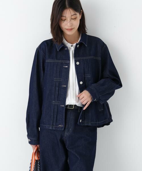 human woman / ヒューマンウーマン ブルゾン | ◆ソフトデニムドッキングブルゾン | 詳細11