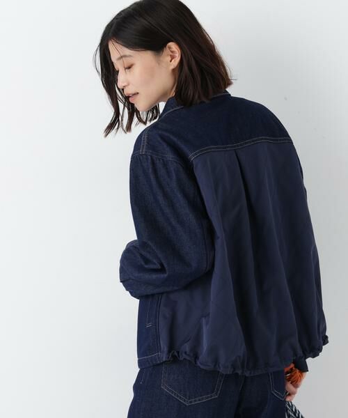 human woman / ヒューマンウーマン ブルゾン | ◆ソフトデニムドッキングブルゾン | 詳細12