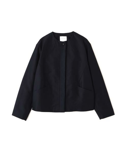 human woman / ヒューマンウーマン ブルゾン | ◆ライトモールスキンノーカラージャケット | 詳細1