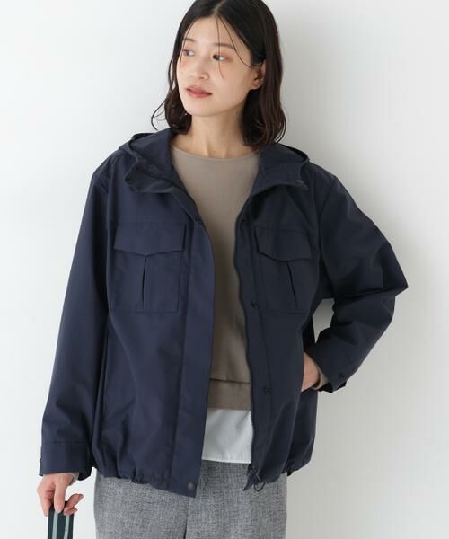 human woman / ヒューマンウーマン ブルゾン | ◆3レイヤーマウンテンパーカー(ネイビー)