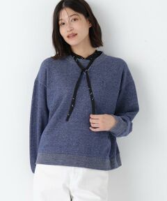 human woman / ヒューマンウーマン カットソー | ◆ロゴ刺繍カラースウェット