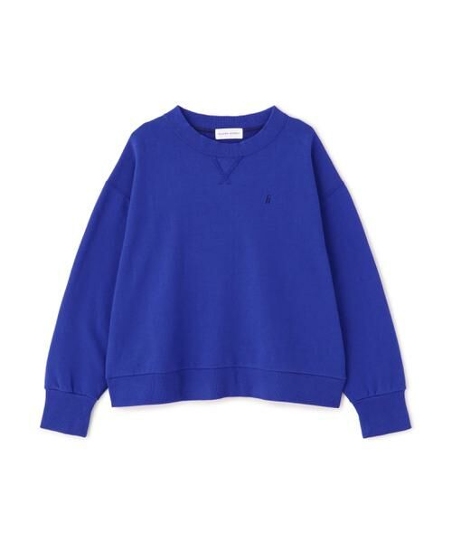 human woman / ヒューマンウーマン カットソー | ◆ロゴ刺繍カラースウェット | 詳細1