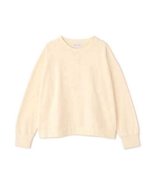 human woman / ヒューマンウーマン カットソー | ◆ロゴ刺繍カラースウェット | 詳細8