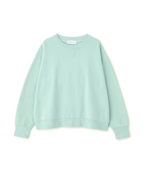 human woman / ヒューマンウーマン カットソー | ◆ロゴ刺繍カラースウェット | 詳細13