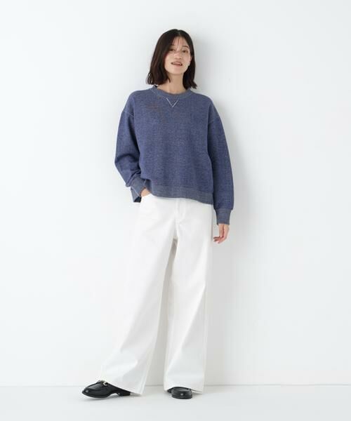 human woman / ヒューマンウーマン カットソー | ◆ロゴ刺繍カラースウェット | 詳細21