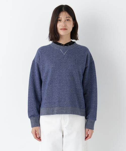 human woman / ヒューマンウーマン カットソー | ◆ロゴ刺繍カラースウェット | 詳細22