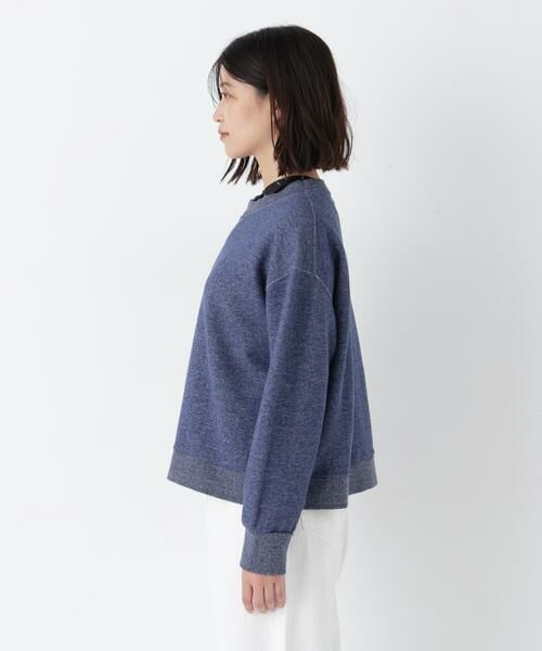 human woman / ヒューマンウーマン カットソー | ◆ロゴ刺繍カラースウェット | 詳細23